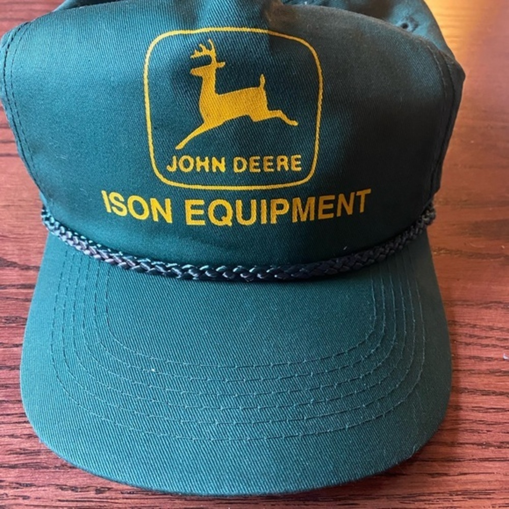 Vintage John Deere Green Cap with Logo